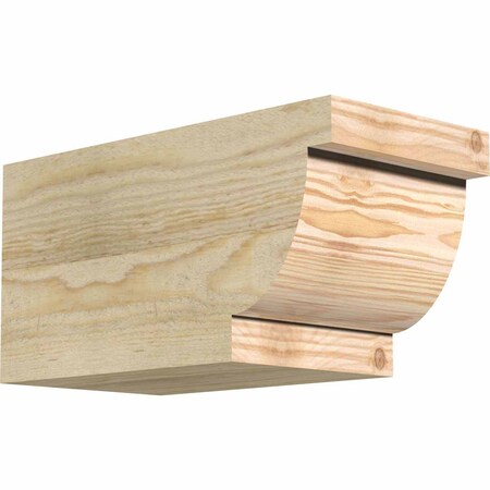 Ekena Millwork Alpine Rough Sawn Rafter Tail, Douglas Fir, 4"W x 6"H x 12"L RFT04X06X12ALP00RDF